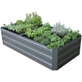 Darrahopens Furniture > Bedroom > Beds & Bed Frames Large Garden Bed 180 x 90 x 45cm Slate Grey