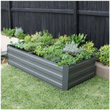 Darrahopens Furniture > Bedroom > Beds & Bed Frames Large Garden Bed 180 x 90 x 45cm Slate Grey