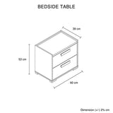 Darrahopens Furniture > Bedroom > Beds & Bed Frames Queen 4 Pcs Bedroom Suite with Tallboy Fabric Upholstery MDF Combination of Black & Cement Colour