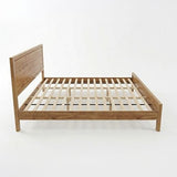 Darrahopens Furniture > Bedroom > Beds & Bed Frames Queen Bed Frame with Natural Timber Look Finish In Australia - Darrahopens