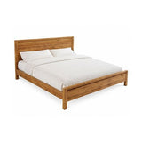 Darrahopens Furniture > Bedroom > Beds & Bed Frames Queen Bed Frame with Natural Timber Look Finish In Australia - Darrahopens