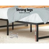 Darrahopens Furniture > Bedroom > Beds & Bed Frames RoomSense Double 30cm Latex Hybrid Mattress Bundle with Metal Bed Frame In Australia - Darrahopens