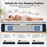 Darrahopens Furniture > Bedroom > Beds & Bed Frames RoomSense Double 30cm Latex Hybrid Mattress Bundle with Metal Bed Frame In Australia - Darrahopens