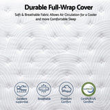 Darrahopens Furniture > Bedroom > Beds & Bed Frames RoomSense Double 34cm Medium Soft Gel Mattress Bundle, Oatmeal Bed Frame In Australia - Darrahopens