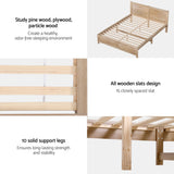 Darrahopens Furniture > Bedroom > Beds & Bed Frames RoomSense Double 34cm Medium Soft Gel Mattress Bundle, Oatmeal Bed Frame In Australia - Darrahopens