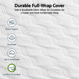 Darrahopens Furniture > Bedroom > Beds & Bed Frames RoomSense Queen 26cm Firm Mattress Bundle with Oatmeal Wooden Bed Frame In Australia - Darrahopens
