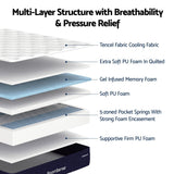 Darrahopens Furniture > Bedroom > Beds & Bed Frames RoomSense Queen 34cm Medium Soft Gel Mattress Bundle, Oatmeal Bed Frame In Australia - Darrahopens