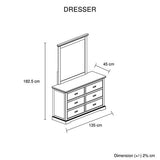 Darrahopens Furniture > Bedroom > Beds & Bed Frames Storage Bedroom Suite Drawers Miami White Colour in Queen In Australia - Darrahopens