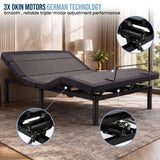 Darrahopens Furniture > Bedroom > Beds & Bed Frames Therapedic Kinetic Advance Adjustable Double Bed Base with Head Tilt In Australia - Darrahopens