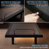 Darrahopens Furniture > Bedroom > Beds & Bed Frames Therapedic Kinetic Advance Adjustable Long Single Bed Base with Head Tilt In Australia - Darrahopens