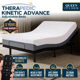 Darrahopens Furniture > Bedroom > Beds & Bed Frames Therapedic Kinetic Advance Adjustable Queen Bed Base with Head Tilt In Australia - Darrahopens