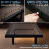 Darrahopens Furniture > Bedroom > Beds & Bed Frames Therapedic Versa Adjustable King Single Bed Base with Massage Function In Australia - Darrahopens