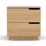 Darrahopens Furniture > Bedroom > Bedside Tables Artiss Bedside Table 2 Drawers Nightstand Pine