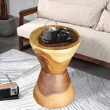 Darrahopens Furniture > Bedroom > Bedside Tables Hourglass Side Table or Stool bedside side drinks table