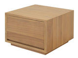 Darrahopens Furniture > Bedroom > Bedside Tables Oscar 1 Drawer Low Bedside Table (Natural)