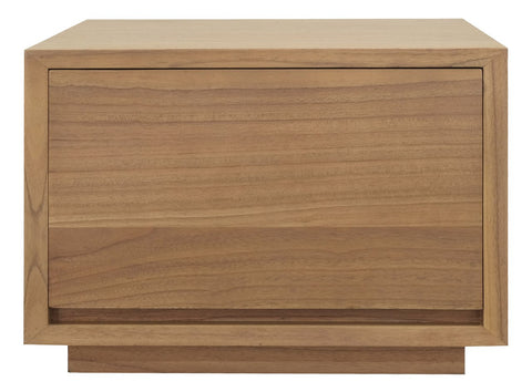 Darrahopens Furniture > Bedroom > Bedside Tables Oscar 1 Drawer Low Bedside Table (Natural)