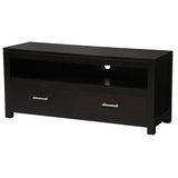 Darrahopens Furniture > Bedroom > Bedside Tables Paris 2 Drawer Entertainment Unit (Chocolate)