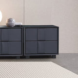 Darrahopens Furniture > Bedroom > Bedside Tables Prado Bedside Table MDF Construction Fabric Upholstery Iron Feet