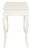 Darrahopens Furniture > Bedroom > Bedside Tables Queen Ann 1 Drawer Sofa Table (White)