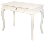Darrahopens Furniture > Bedroom > Bedside Tables Queen Ann 1 Drawer Sofa Table (White)