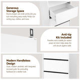 Darrahopens Furniture > Bedroom > Dressers Artiss 2x Chest of 3 Drawers Tallboy Cabinet White