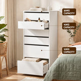 Darrahopens Furniture > Bedroom > Dressers Artiss 2x Chest of 6 Drawers Dresser Tallboy White
