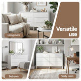 Darrahopens Furniture > Bedroom > Dressers Artiss 6 Chest of Drawers Dresser Cabinet White