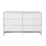 Darrahopens Furniture > Bedroom > Dressers Artiss 6 Chest of Drawers Dresser Cabinet White