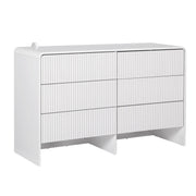 Darrahopens Furniture > Bedroom > Dressers Artiss 6 Chest of Drawers Dresser Cabinet White
