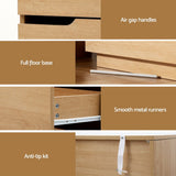 Darrahopens Furniture > Bedroom > Dressers Artiss 6 Chest of Drawers Dresser Table Pine
