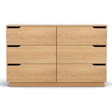 Darrahopens Furniture > Bedroom > Dressers Artiss 6 Chest of Drawers Dresser Table Pine