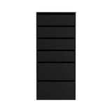 Darrahopens Furniture > Bedroom > Dressers Artiss 6 Chest of Drawers Dresser Tallboy Black
