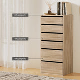Darrahopens Furniture > Bedroom > Dressers Artiss 6 Chest of Drawers Dresser Tallboy Pine