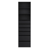 Darrahopens Furniture > Bedroom > Dressers Artiss 6 Chest of Drawers Tallboy Cabinet Black