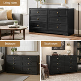 Darrahopens Furniture > Bedroom > Dressers Artiss 6 Chest of Drawers Tallboy Cabinet - LEIF Black
