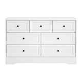 Darrahopens Furniture > Bedroom > Dressers Artiss 7 Chest of Drawers Dresser Table White