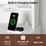 Darrahopens Furniture > Bedroom > Dressing Vanity & Dressing Tables Artiss Dressing Table Vanity Desk LED Charging Station White