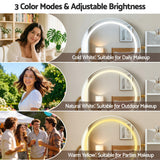 Darrahopens Furniture > Bedroom > Dressing Vanity & Dressing Tables Artiss Dressing Table Vanity Desk Set Stool LED Charging Station White