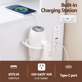 Darrahopens Furniture > Bedroom > Dressing Vanity & Dressing Tables Artiss Dressing Table Vanity Desk Set Stool LED Charging Station White