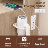 Darrahopens Furniture > Bedroom > Dressing Vanity & Dressing Tables Artiss Dressing Table Vanity Desk Set Stool LED Charging Station Wood