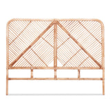 Darrahopens Furniture > Bedroom > Headboards Artiss Bed Headboard Double Bedhead Rattan - FRED Pine
