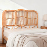 Darrahopens Furniture > Bedroom > Headboards Artiss Bed Headboard Double Bedhead Rattan - NERO Pine