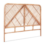 Darrahopens Furniture > Bedroom > Headboards Artiss Bed Headboard Queen Bedhead Rattan - FRED Pine