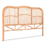 Darrahopens Furniture > Bedroom > Headboards Artiss Bed Headboard Queen Bedhead Rattan - NERO Pine