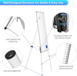 Darrahopens Furniture > Bedroom > Headboards CARLA HOME Whiteboard Easel Portable Magnetic Dry Erase Board with Adjustable Tripod Stand & Height Adjustable for Office & Home (90x60cm)