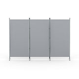 Darrahopens Furniture > Bedroom > Room Dividers Artiss 3 Panel Room Divider Screen 260x180cm Fabric Grey