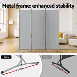 Darrahopens Furniture > Bedroom > Room Dividers Artiss 3 Panel Room Divider Screen 260x180cm Fabric Grey