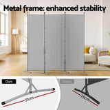 Darrahopens Furniture > Bedroom > Room Dividers Artiss 3 Panel Room Divider Set of 2 Folding Privacy Screen Fabric Room Separator Partition Grey In Australia - Darrahopens