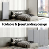 Darrahopens Furniture > Bedroom > Room Dividers Artiss 4 Panel Room Divider Screen 345x180cm Fabric Grey