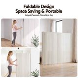 Darrahopens Furniture > Bedroom > Room Dividers Artiss Paper Room Divider Folding Partition Screen Honeycomb Privacy Screen Freestanding 150cm White In Australia - Darrahopens